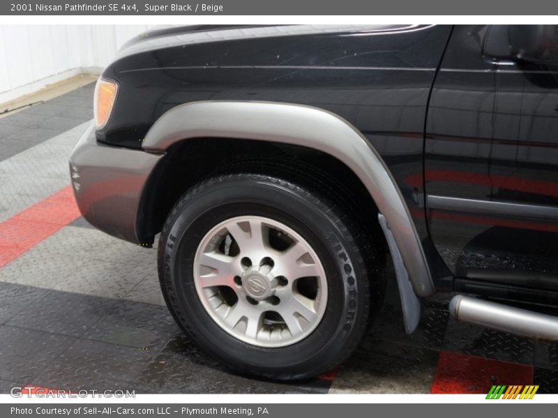 Super Black / Beige 2001 Nissan Pathfinder SE 4x4