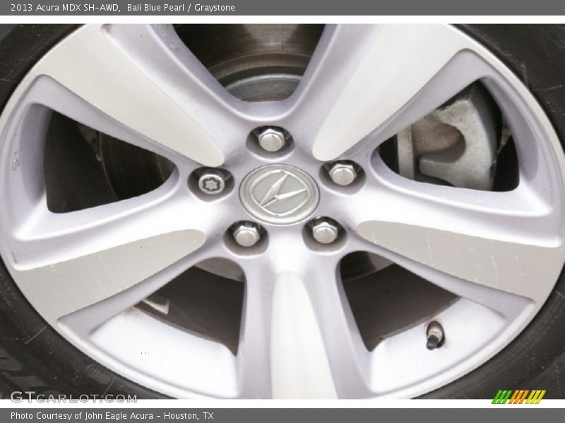 Bali Blue Pearl / Graystone 2013 Acura MDX SH-AWD