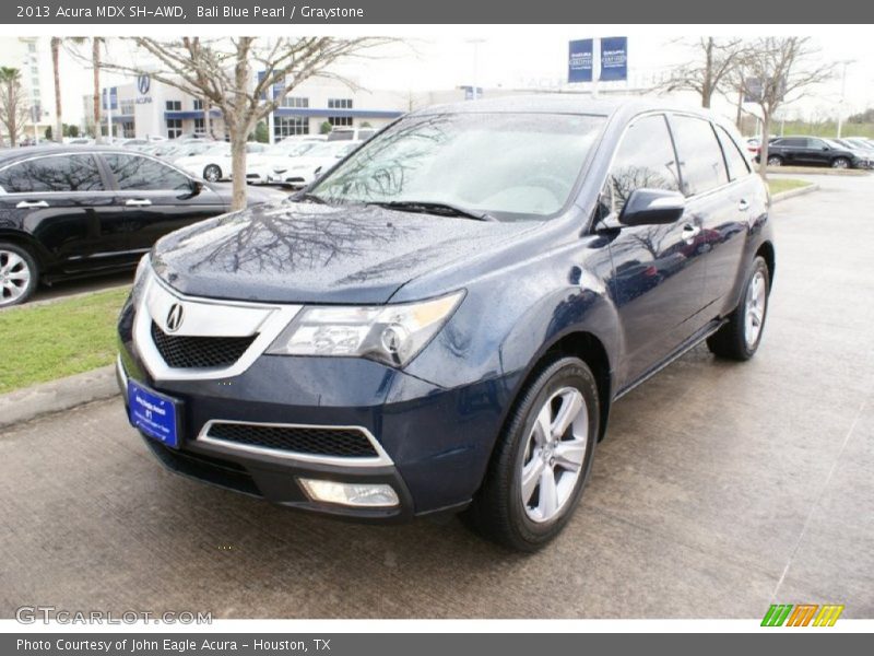Bali Blue Pearl / Graystone 2013 Acura MDX SH-AWD