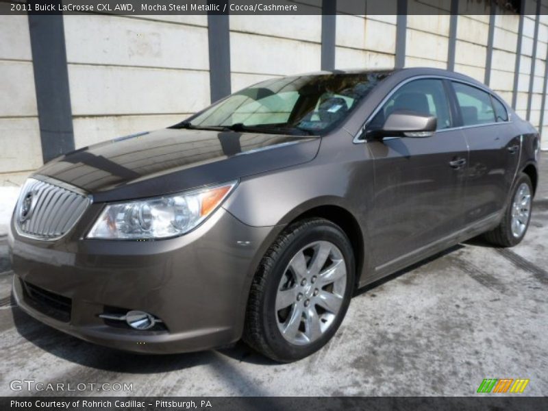 Mocha Steel Metallic / Cocoa/Cashmere 2011 Buick LaCrosse CXL AWD
