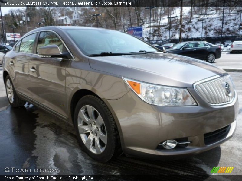 Mocha Steel Metallic / Cocoa/Cashmere 2011 Buick LaCrosse CXL AWD