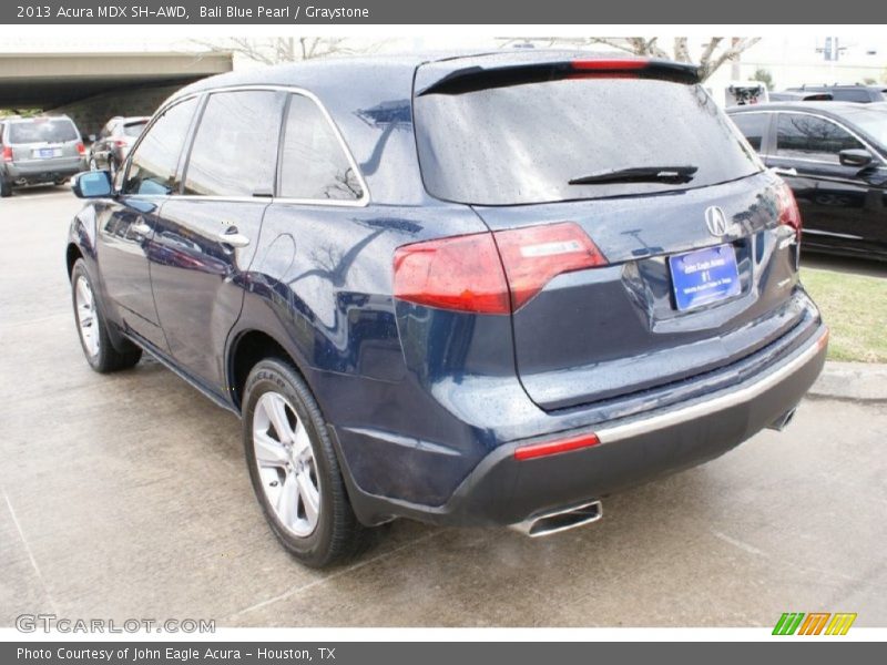 Bali Blue Pearl / Graystone 2013 Acura MDX SH-AWD