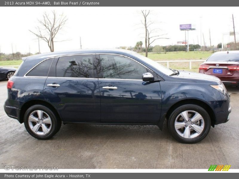 Bali Blue Pearl / Graystone 2013 Acura MDX SH-AWD