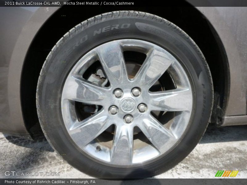 Mocha Steel Metallic / Cocoa/Cashmere 2011 Buick LaCrosse CXL AWD