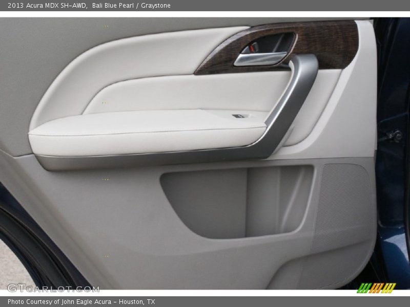 Bali Blue Pearl / Graystone 2013 Acura MDX SH-AWD