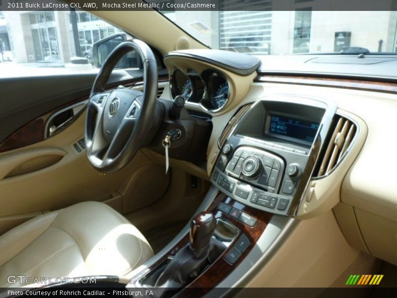Mocha Steel Metallic / Cocoa/Cashmere 2011 Buick LaCrosse CXL AWD
