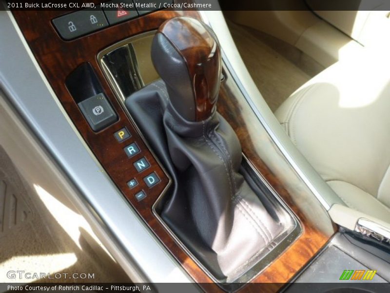 Mocha Steel Metallic / Cocoa/Cashmere 2011 Buick LaCrosse CXL AWD