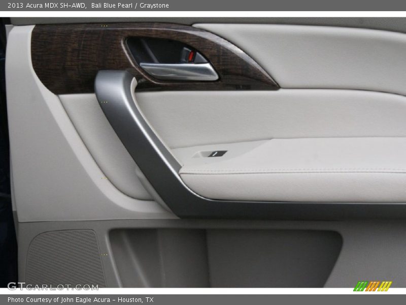 Bali Blue Pearl / Graystone 2013 Acura MDX SH-AWD