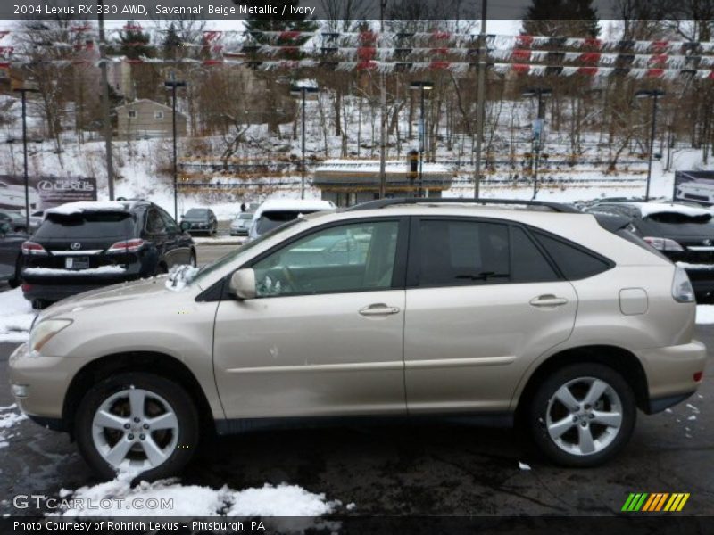 Savannah Beige Metallic / Ivory 2004 Lexus RX 330 AWD