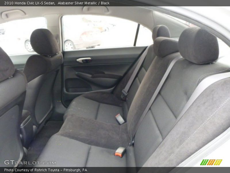 Alabaster Silver Metallic / Black 2010 Honda Civic LX-S Sedan