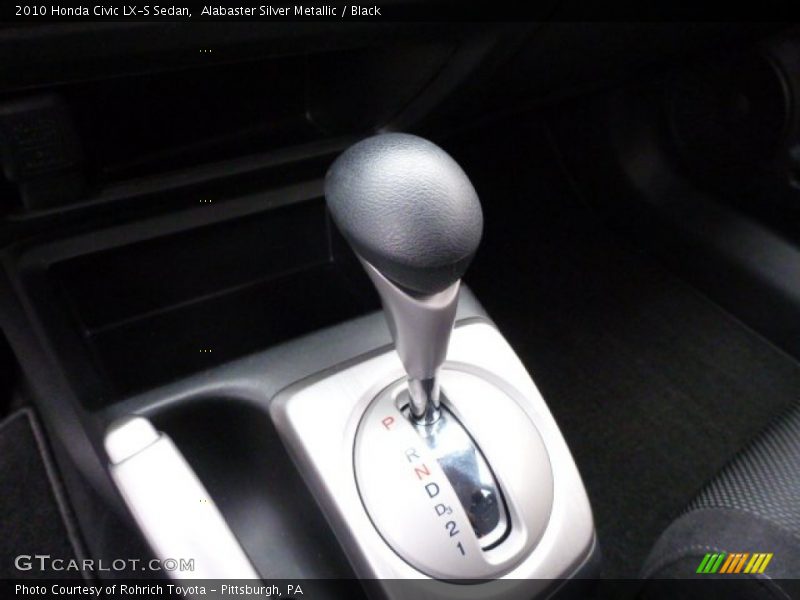 Alabaster Silver Metallic / Black 2010 Honda Civic LX-S Sedan
