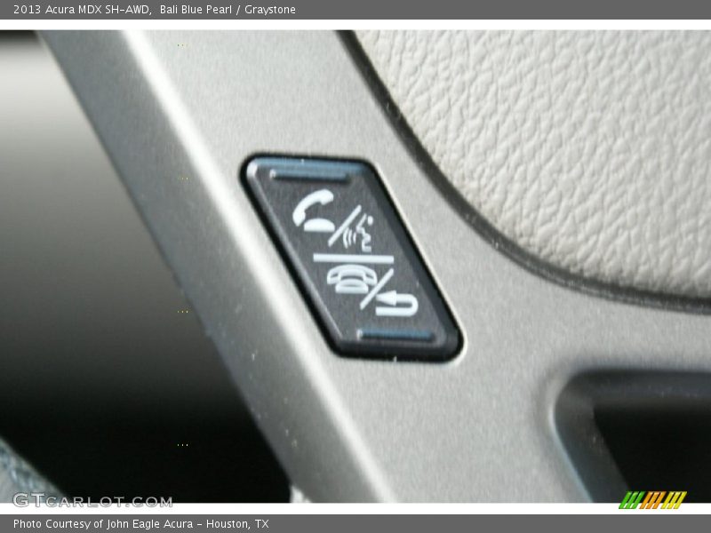 Bali Blue Pearl / Graystone 2013 Acura MDX SH-AWD