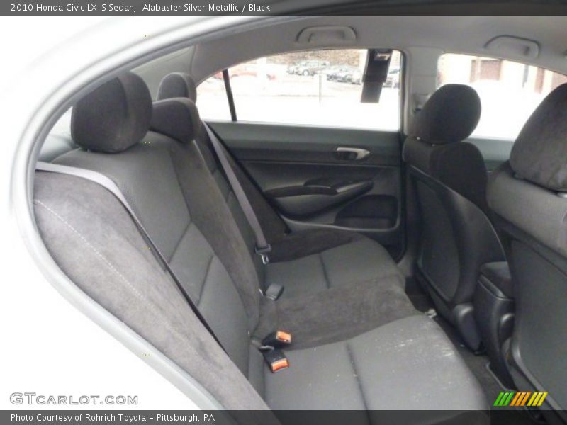 Alabaster Silver Metallic / Black 2010 Honda Civic LX-S Sedan
