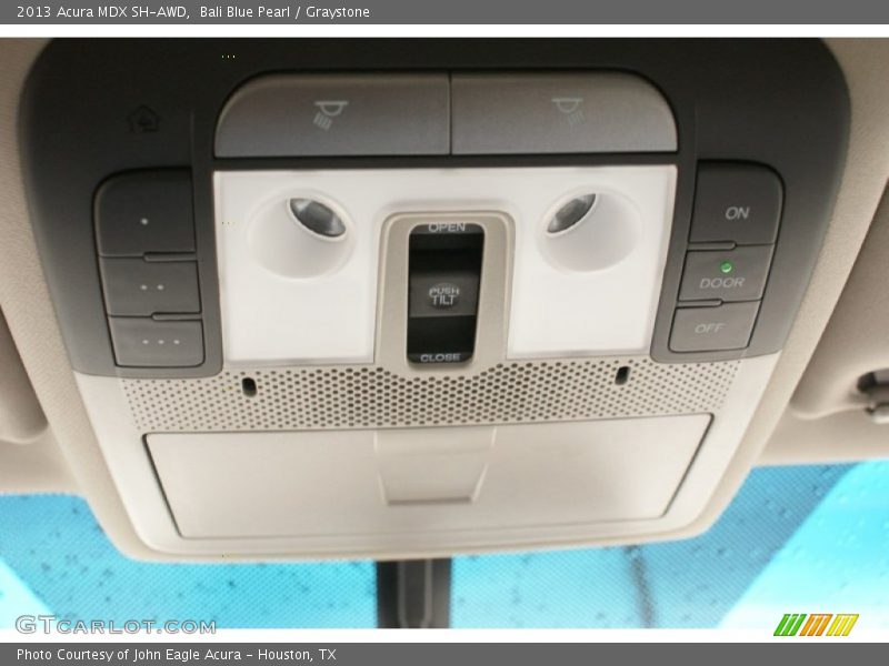 Bali Blue Pearl / Graystone 2013 Acura MDX SH-AWD