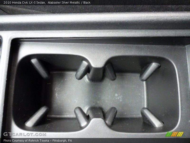 Alabaster Silver Metallic / Black 2010 Honda Civic LX-S Sedan