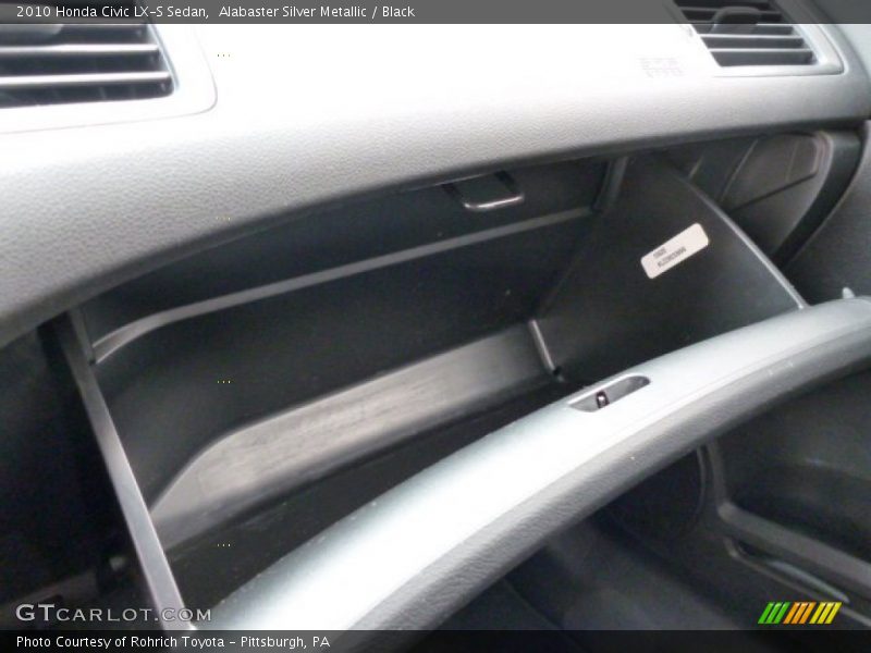 Alabaster Silver Metallic / Black 2010 Honda Civic LX-S Sedan