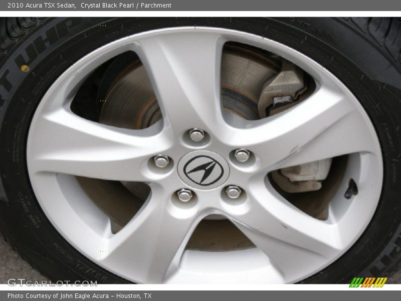 Crystal Black Pearl / Parchment 2010 Acura TSX Sedan