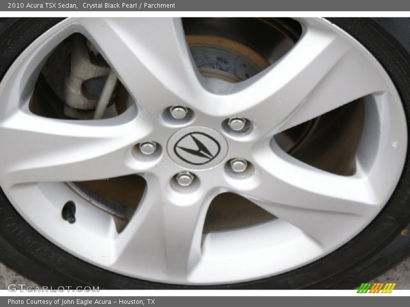 Crystal Black Pearl / Parchment 2010 Acura TSX Sedan