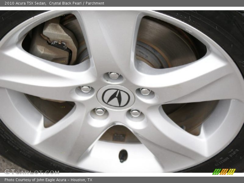 Crystal Black Pearl / Parchment 2010 Acura TSX Sedan