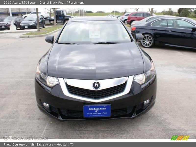 Crystal Black Pearl / Parchment 2010 Acura TSX Sedan
