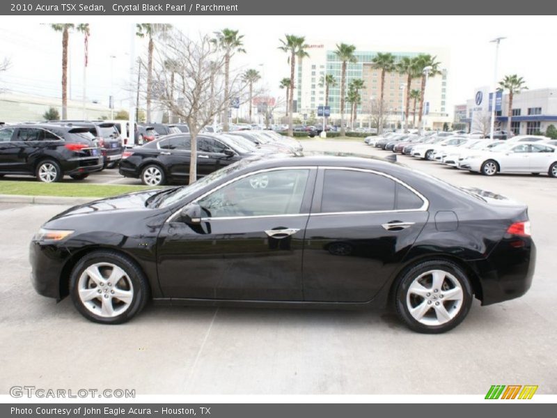 Crystal Black Pearl / Parchment 2010 Acura TSX Sedan