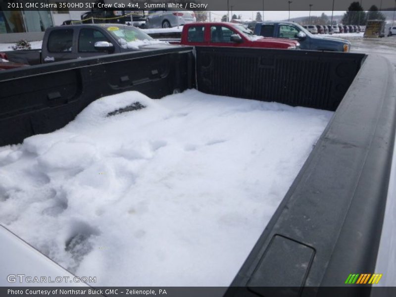 Summit White / Ebony 2011 GMC Sierra 3500HD SLT Crew Cab 4x4