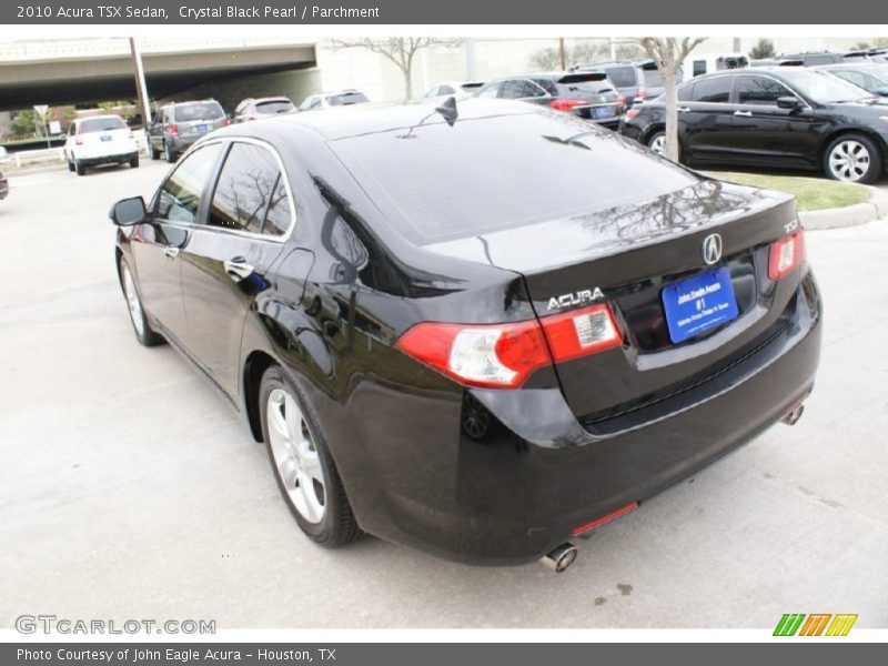 Crystal Black Pearl / Parchment 2010 Acura TSX Sedan