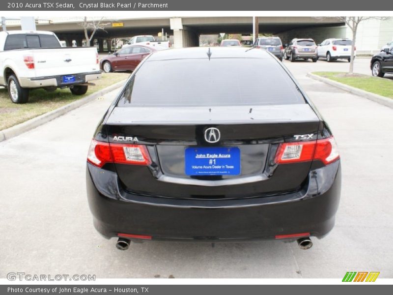 Crystal Black Pearl / Parchment 2010 Acura TSX Sedan