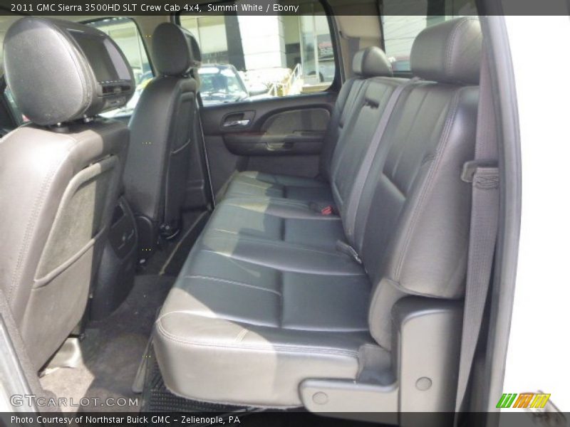 Summit White / Ebony 2011 GMC Sierra 3500HD SLT Crew Cab 4x4
