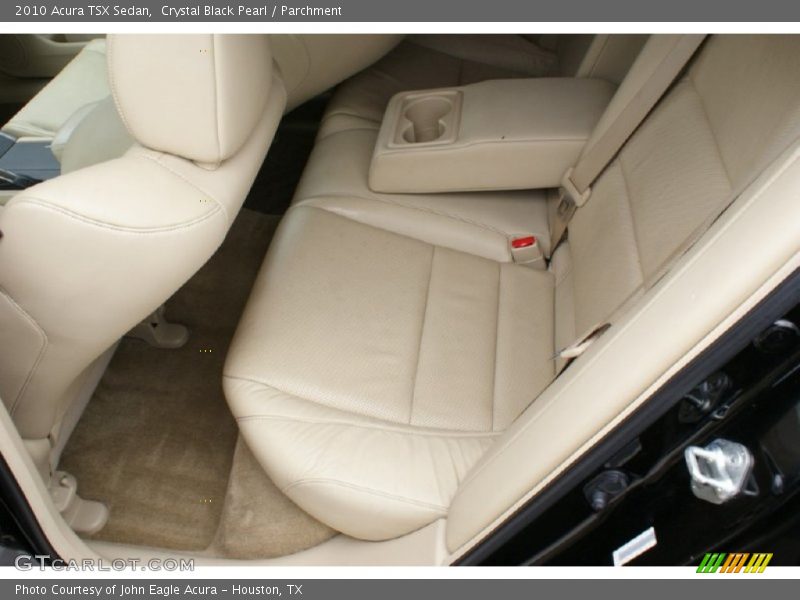 Crystal Black Pearl / Parchment 2010 Acura TSX Sedan