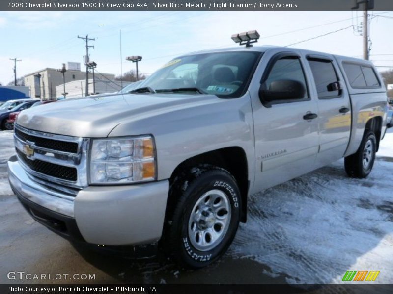 Front 3/4 View of 2008 Silverado 1500 LS Crew Cab 4x4
