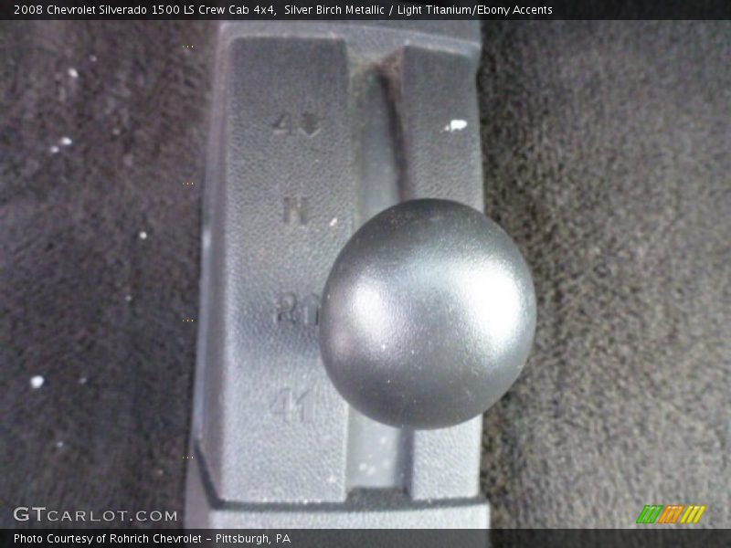 Silver Birch Metallic / Light Titanium/Ebony Accents 2008 Chevrolet Silverado 1500 LS Crew Cab 4x4
