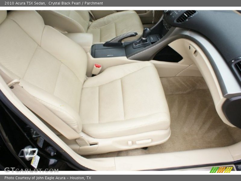 Crystal Black Pearl / Parchment 2010 Acura TSX Sedan