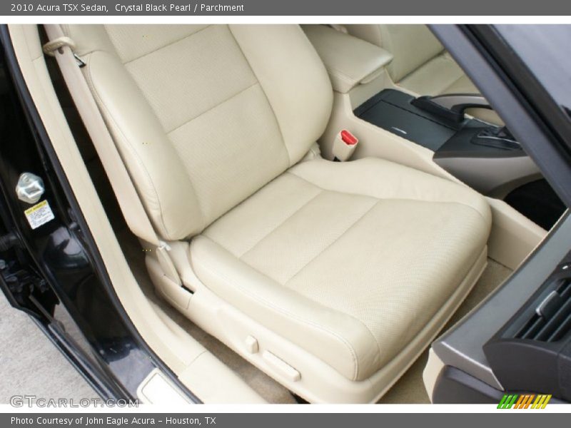 Crystal Black Pearl / Parchment 2010 Acura TSX Sedan