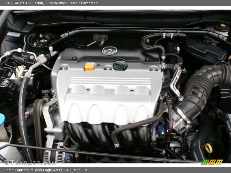 Crystal Black Pearl / Parchment 2010 Acura TSX Sedan