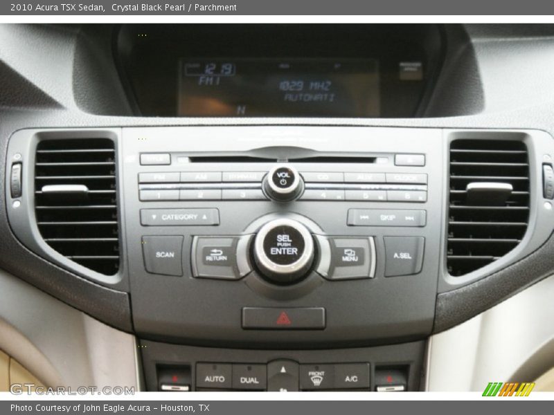 Crystal Black Pearl / Parchment 2010 Acura TSX Sedan