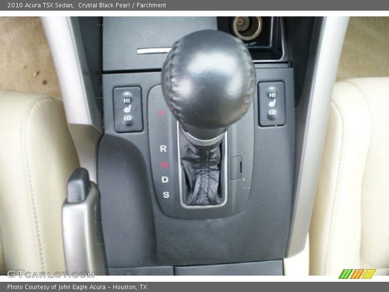 Crystal Black Pearl / Parchment 2010 Acura TSX Sedan