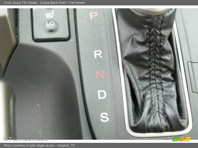 Crystal Black Pearl / Parchment 2010 Acura TSX Sedan