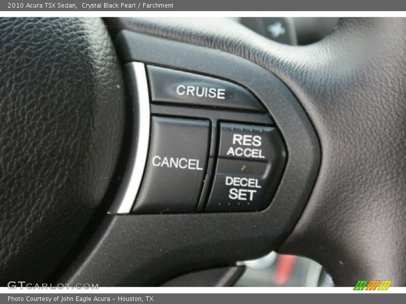 Crystal Black Pearl / Parchment 2010 Acura TSX Sedan