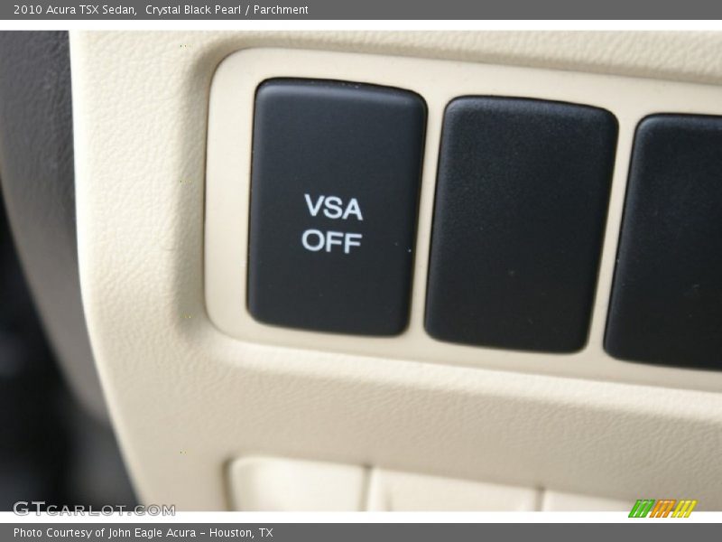 Crystal Black Pearl / Parchment 2010 Acura TSX Sedan