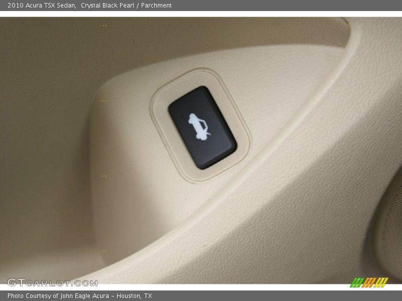 Crystal Black Pearl / Parchment 2010 Acura TSX Sedan