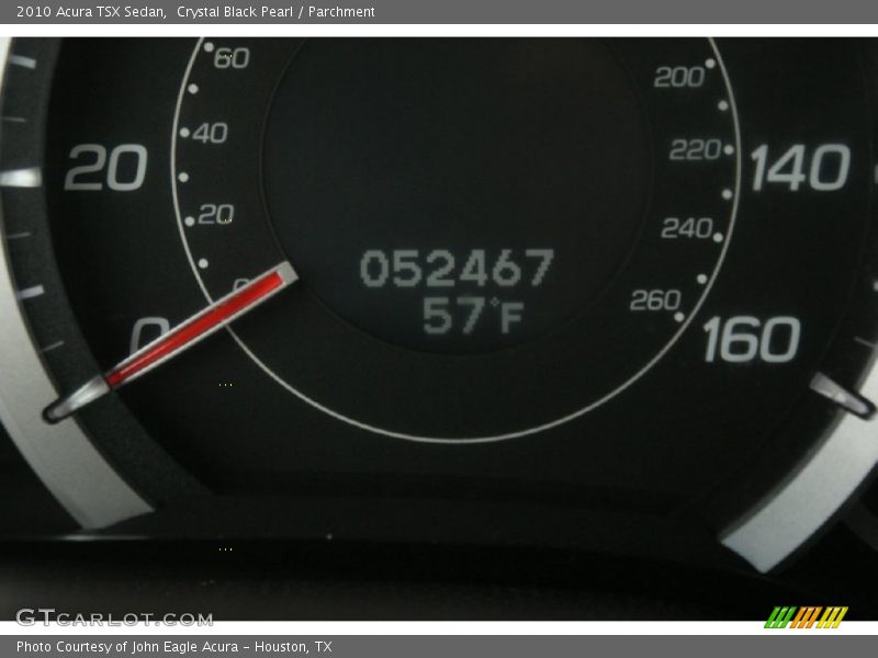 Crystal Black Pearl / Parchment 2010 Acura TSX Sedan