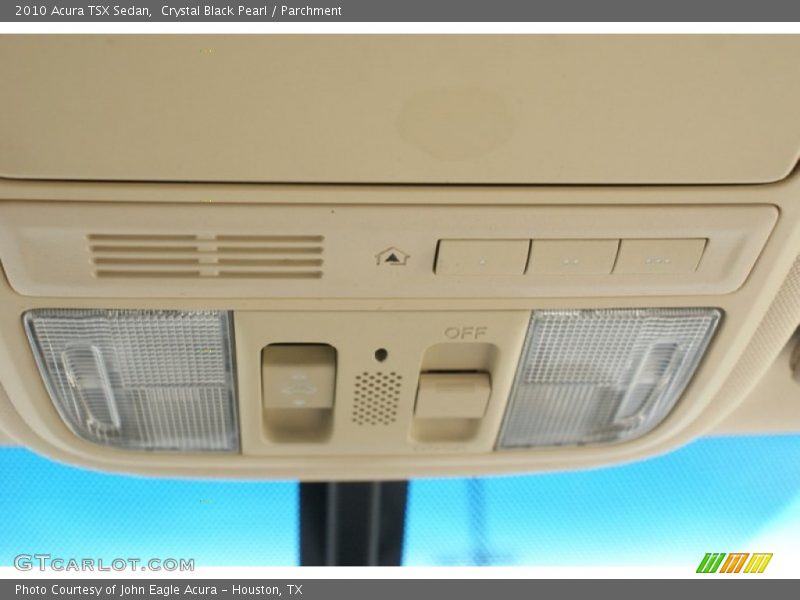 Crystal Black Pearl / Parchment 2010 Acura TSX Sedan