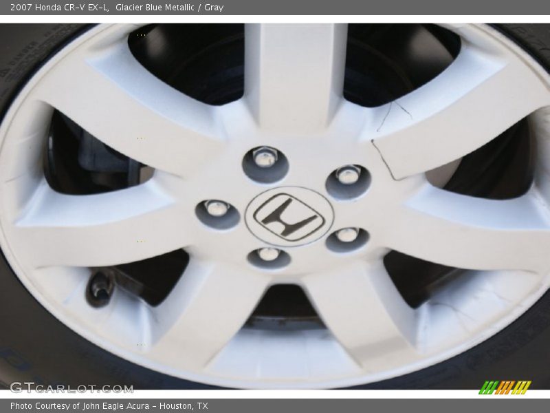 Glacier Blue Metallic / Gray 2007 Honda CR-V EX-L