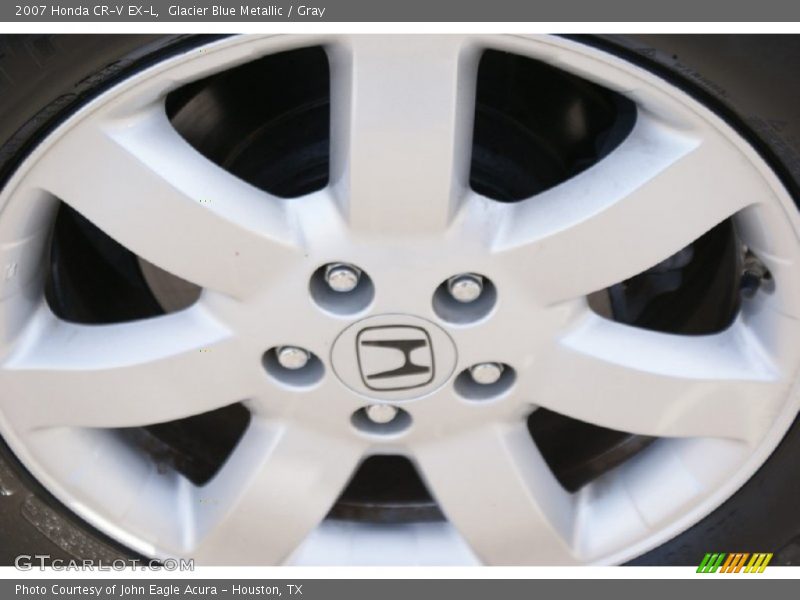 Glacier Blue Metallic / Gray 2007 Honda CR-V EX-L