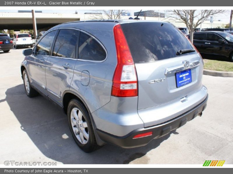Glacier Blue Metallic / Gray 2007 Honda CR-V EX-L