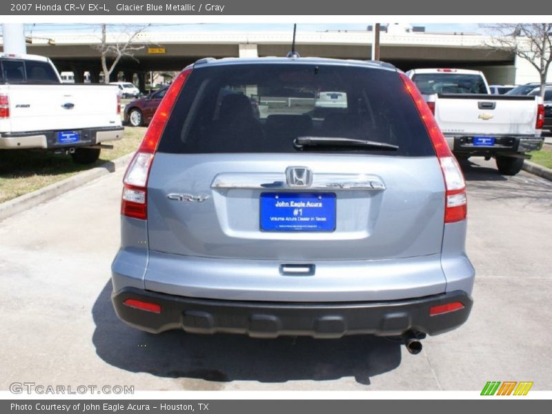 Glacier Blue Metallic / Gray 2007 Honda CR-V EX-L