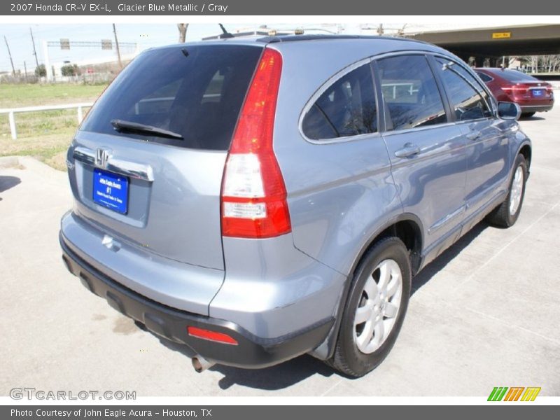Glacier Blue Metallic / Gray 2007 Honda CR-V EX-L