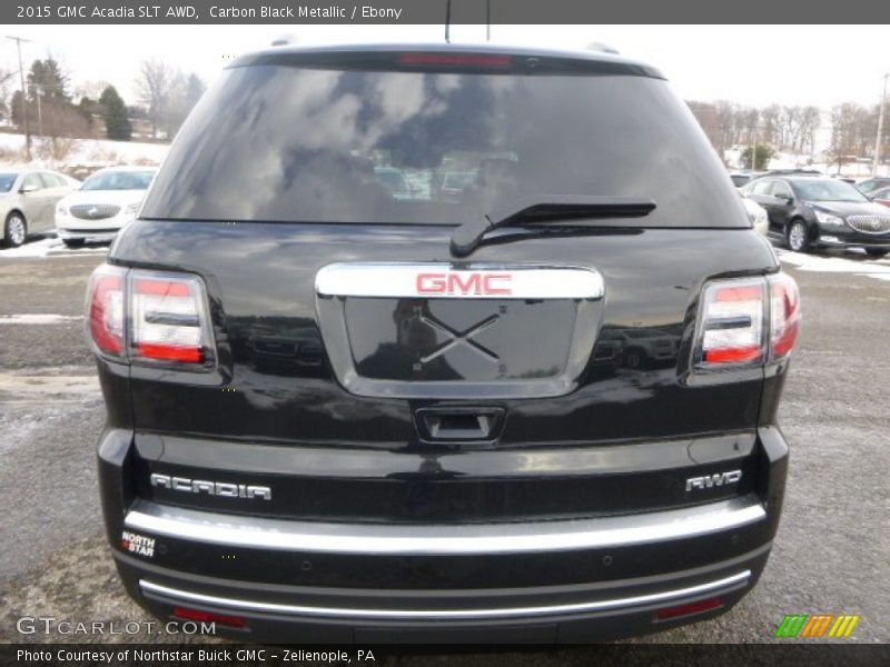 Carbon Black Metallic / Ebony 2015 GMC Acadia SLT AWD