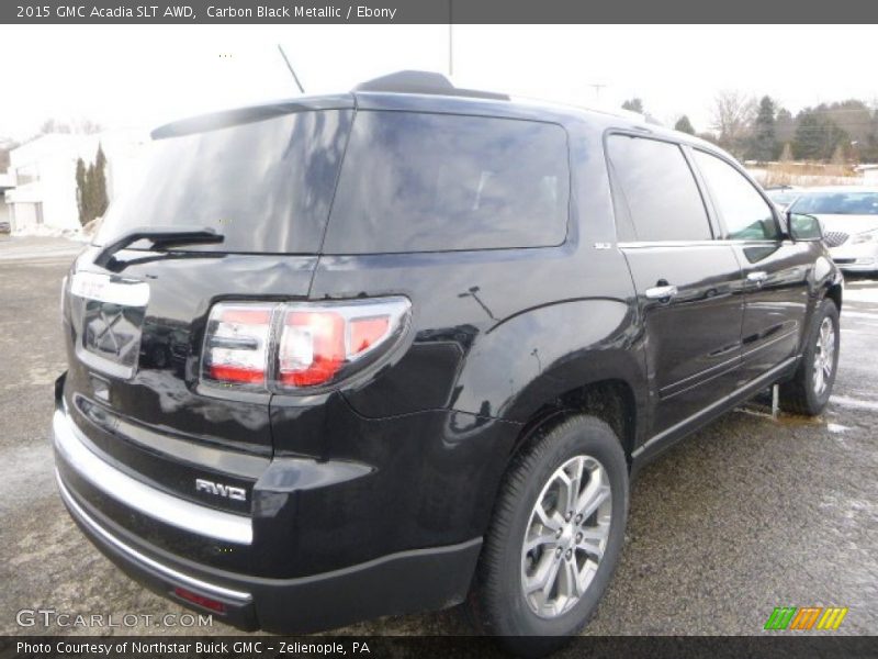 Carbon Black Metallic / Ebony 2015 GMC Acadia SLT AWD